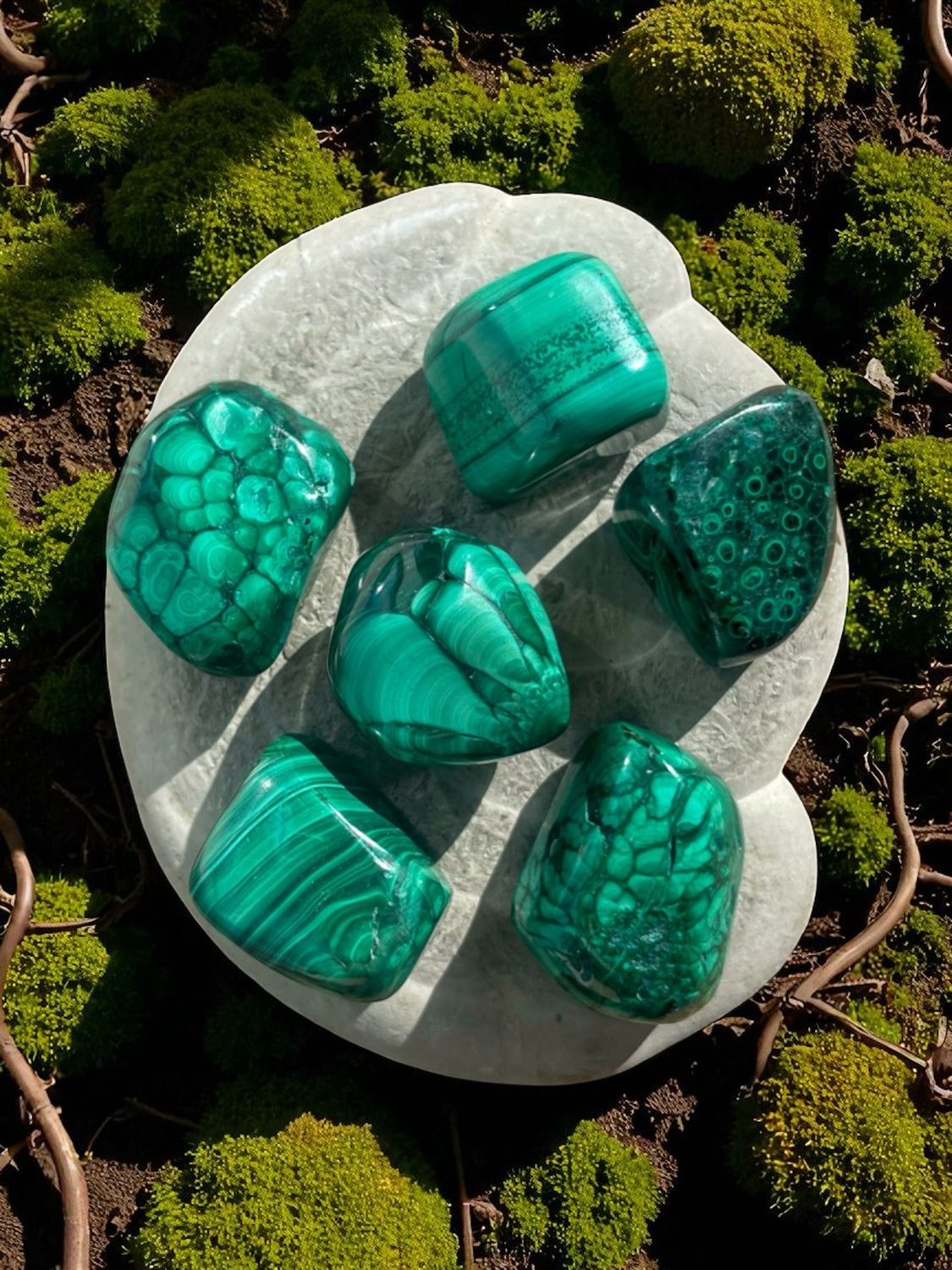 Malachite roulée