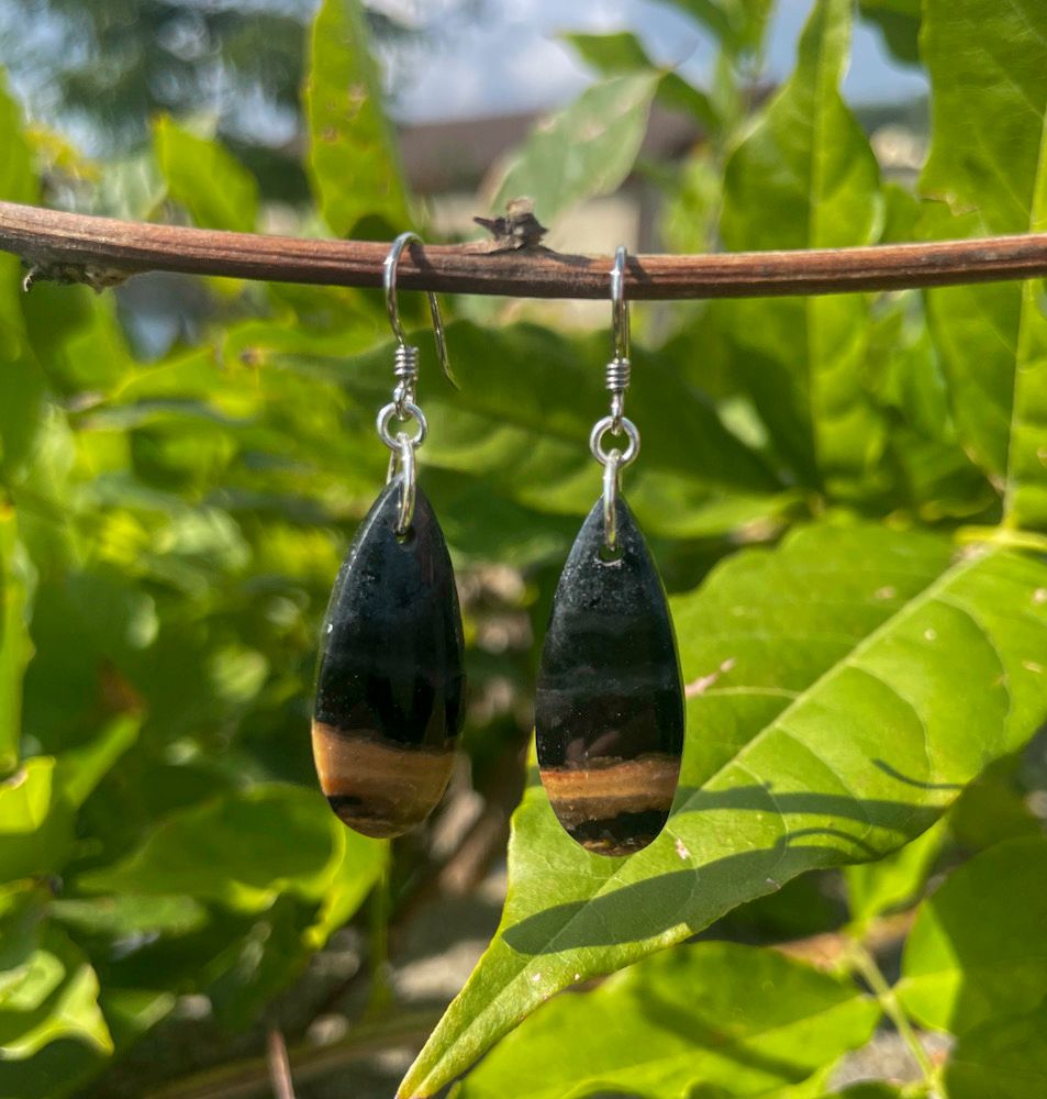 Boucles d’oreilles &quot; Oeil de Faucon &quot;
