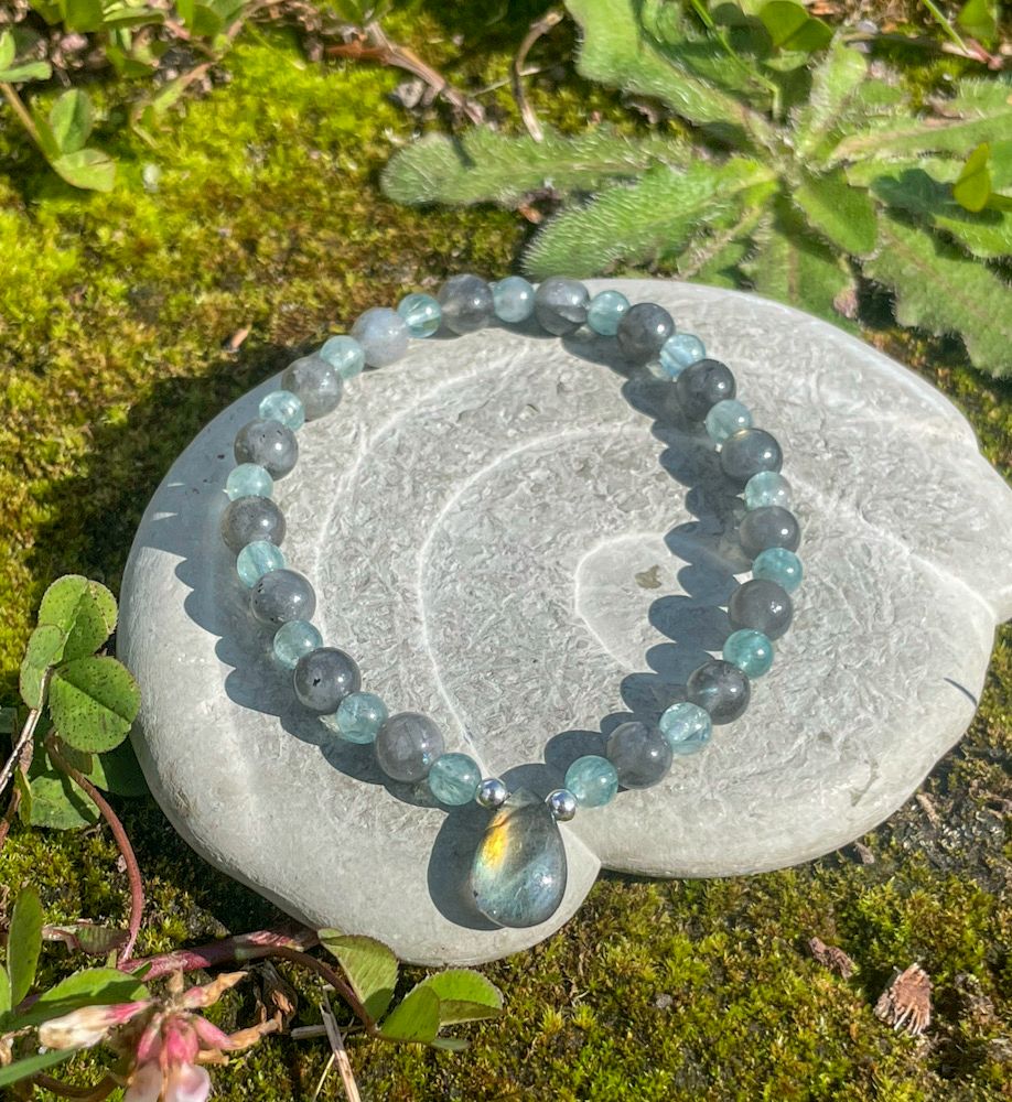 Bracelet en Labradorite 6mm