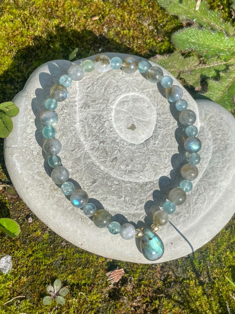 Bracelet en Labradorite 6mm