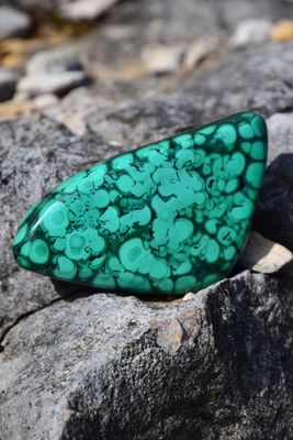 Galet en Malachite