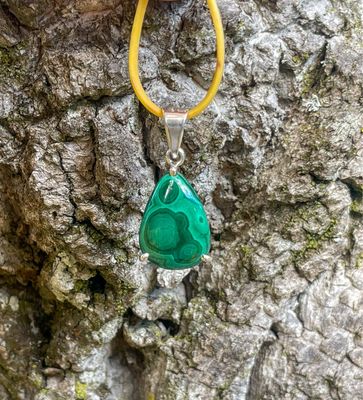 Pendentif en Malachite