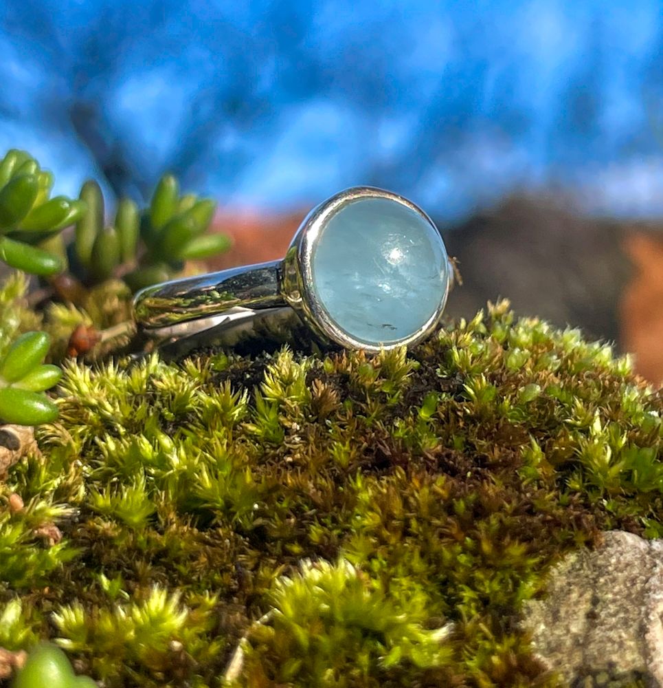 Bague en Aigue-Marine