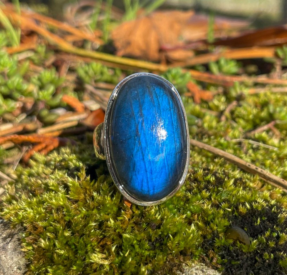 Bague en Labradorite
