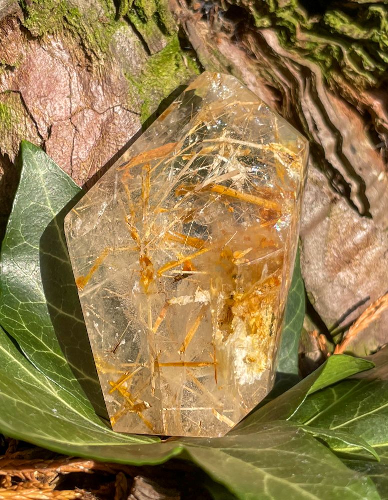 Pointe en Quartz rutilé