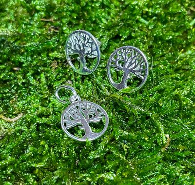 Parure "Arbre de vie" en argent 925