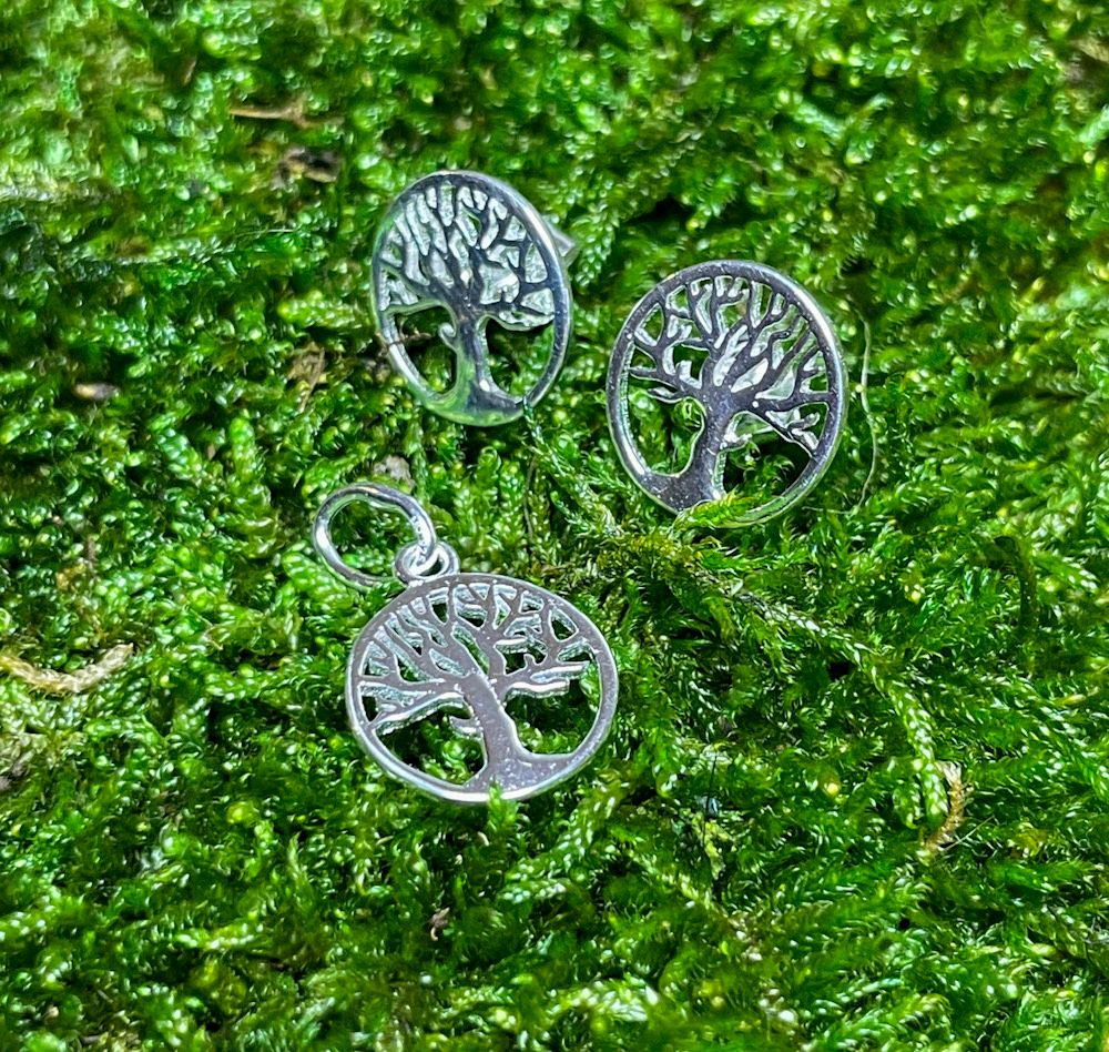 Parure "Arbre de vie" en argent 925