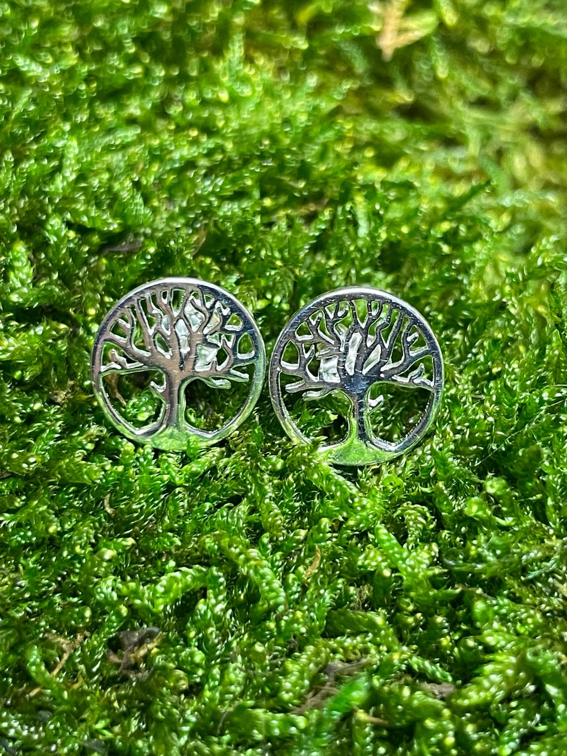 Pendentif/ Boucle d’oreille arbre de vie en argent 925