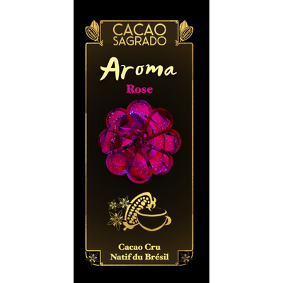 Cacao du Brésil à la Rose de Damas avec ou sans pulpe à choix