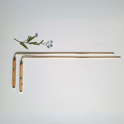 Baguettes de sourcier "Triple lune"