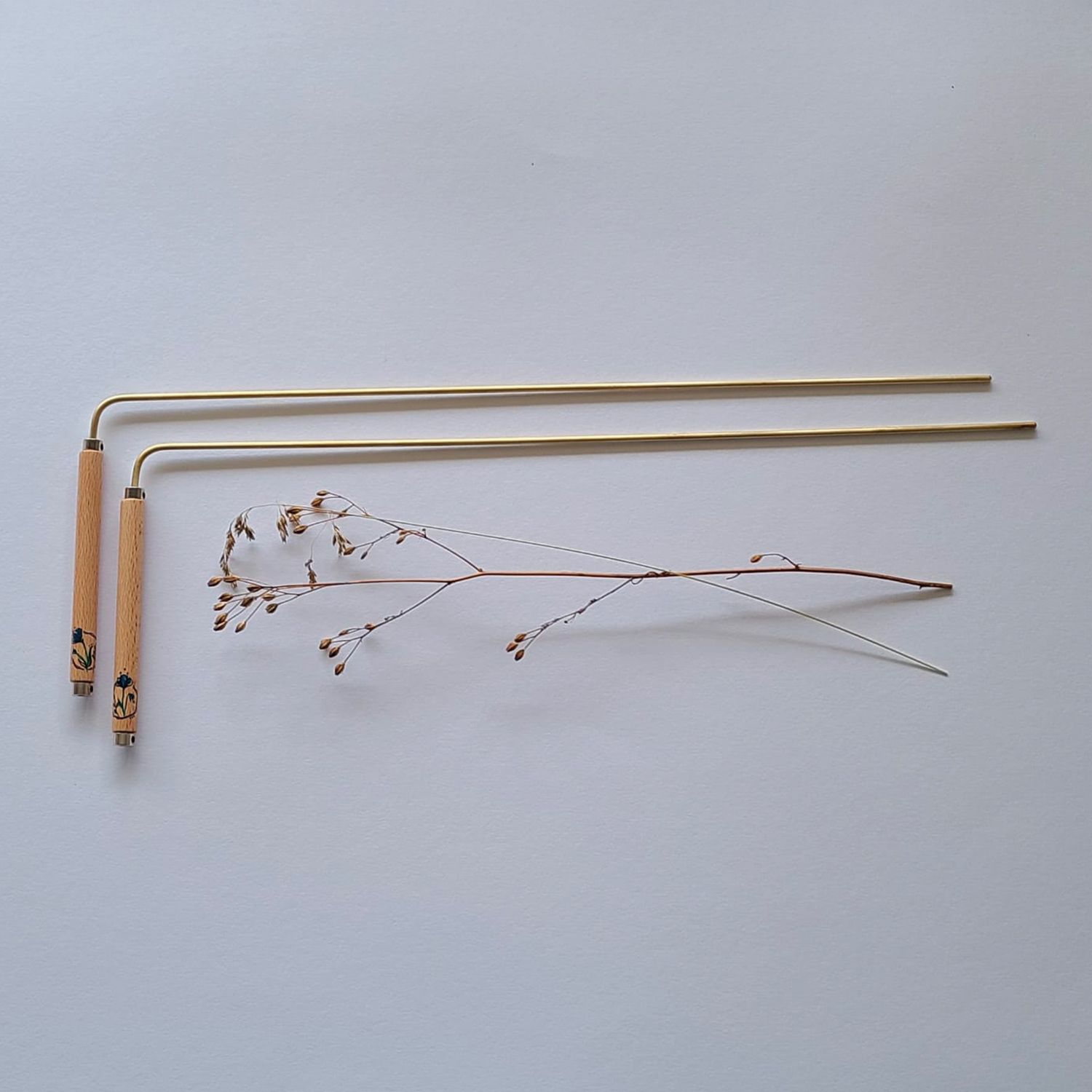 Baguettes de sourcier "Fleurs"