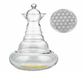 Carafe Fleur de vie Platine 1.3L ALLADIN Carafe Fleur de vie Platine 1.3L ALLADIN