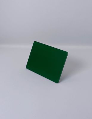 Plaque Tesla verte, format carte de crédit