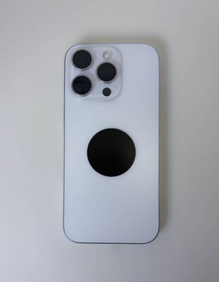 Puce Tesla ronde noire autocollante pour portable, 3,6 cm