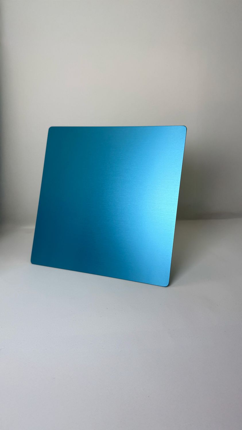 Plaque Tesla bleue grande