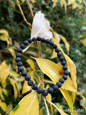 Bracelet en Lave 4, 6, 8 ou 10 mm