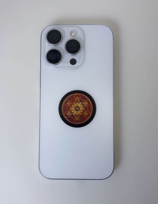 Puce Tesla Métatron autocollante pour portable, 3,6 cm