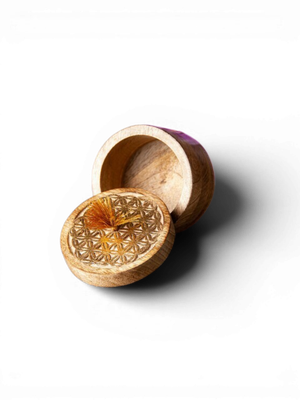 Boîte Fleur de vie ronde