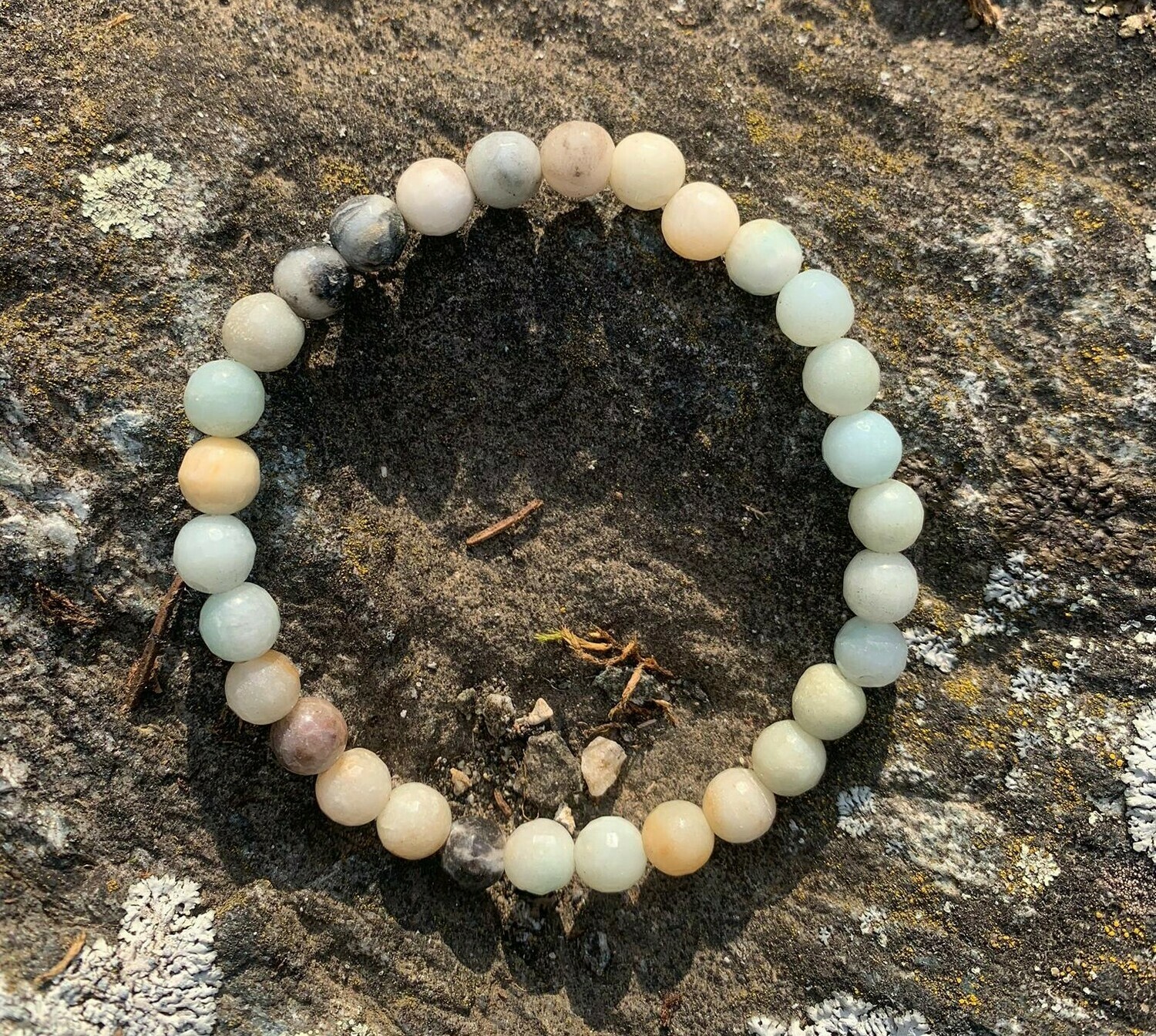 Bracelet en Amazonite 6mm Bracelet en Amazonite 6mm