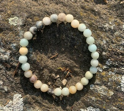 Bracelet en Amazonite 6mm Bracelet en Amazonite 6mm