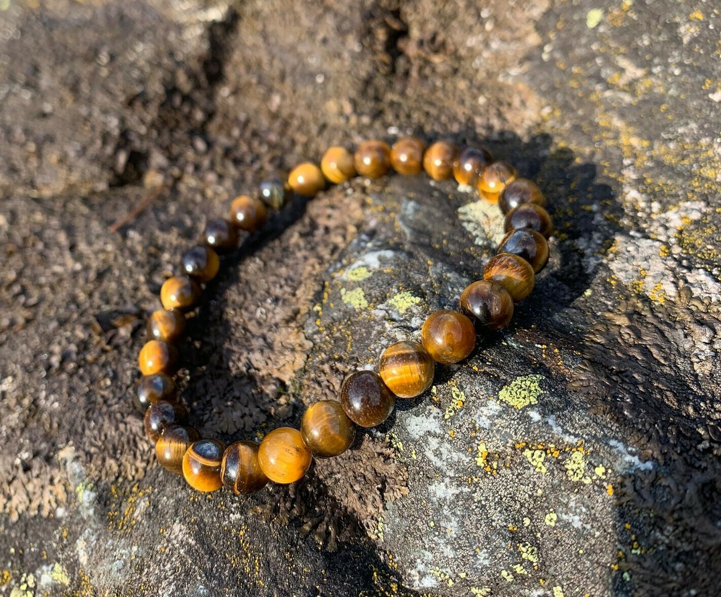 Bracelet en Oeil de Tigre 8mm
