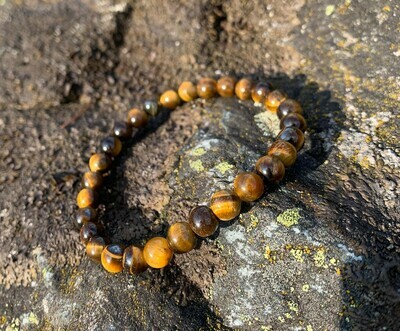 Bracelet en Oeil de Tigre 8mm