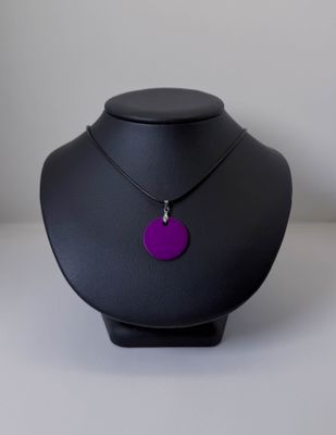 Pendentif plaque Tesla violet pourpre Pendentif plaque Tesla violet pourpre