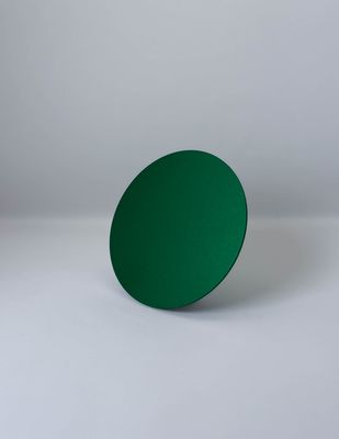 Plaque Tesla ronde verte