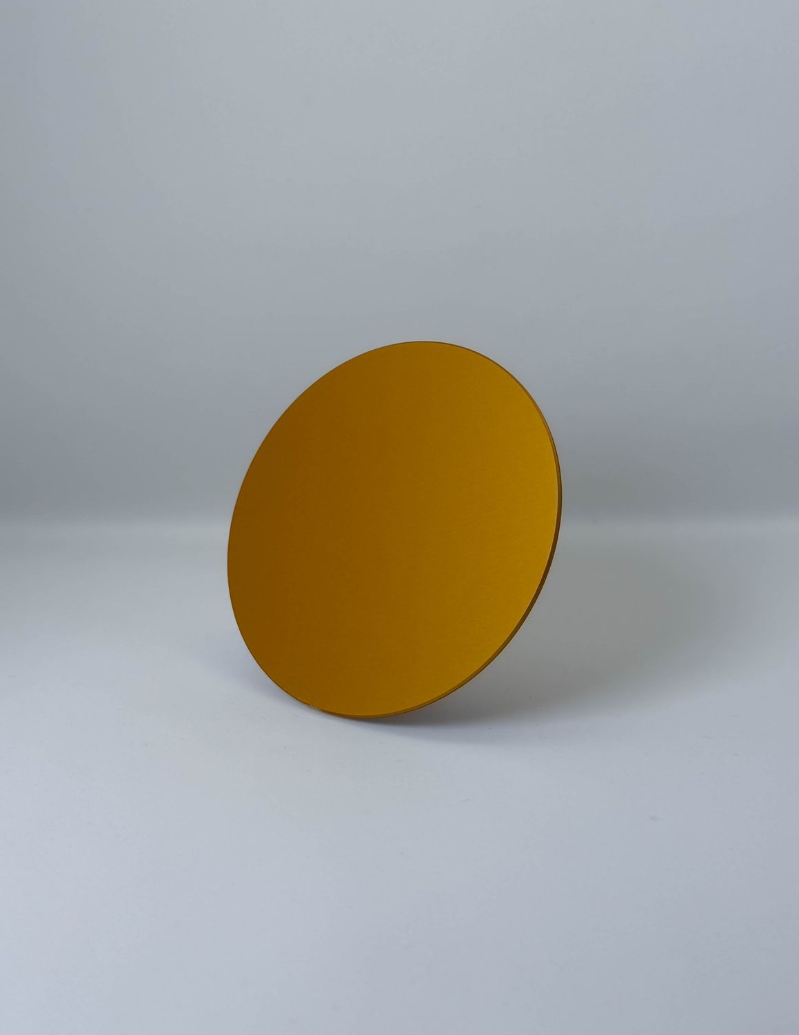 Plaque Tesla ronde jaune Plaque Tesla ronde jaune