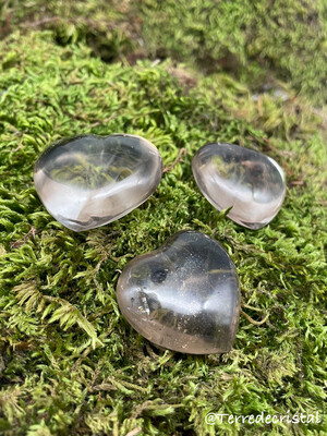 Cœur en Quartz fumé