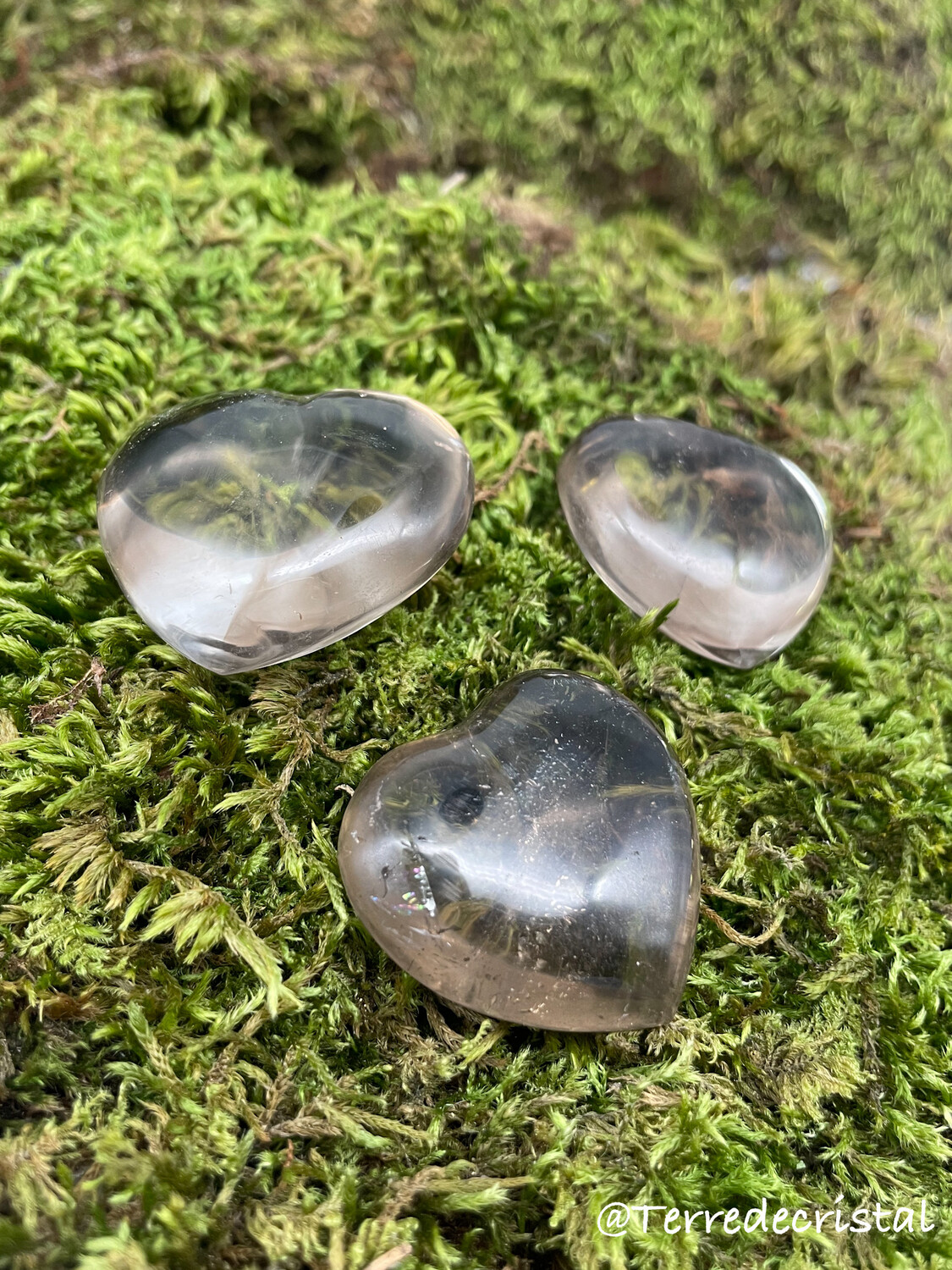 Cœur en Quartz fumé