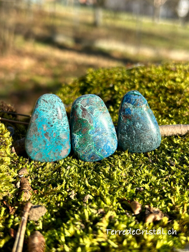 Shattuckite percée Shattuckite percée