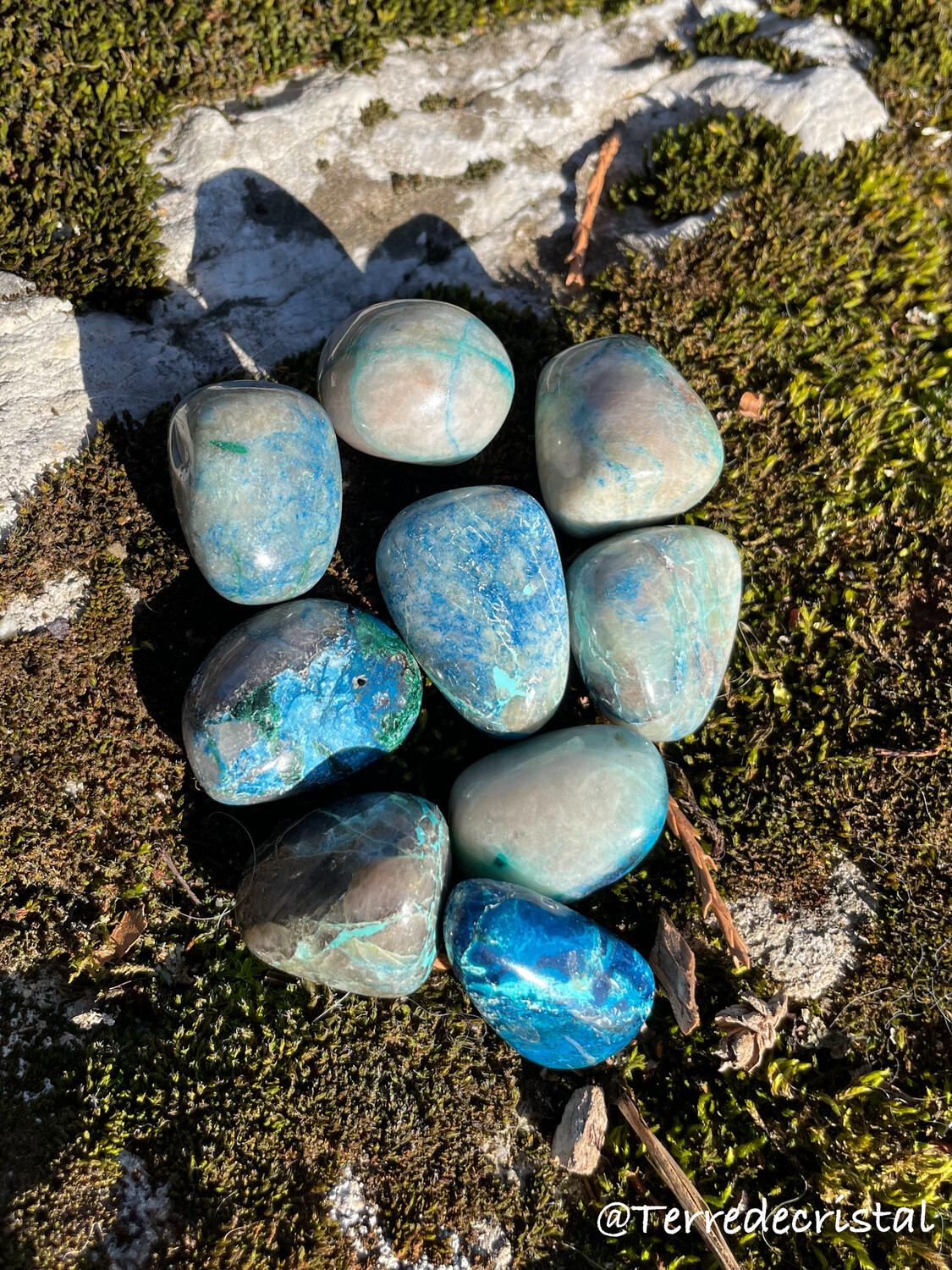 Shattuckite roulée