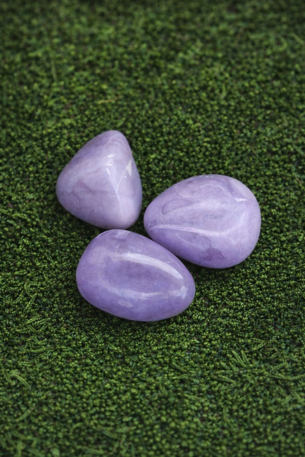 Fluorite violette roulée