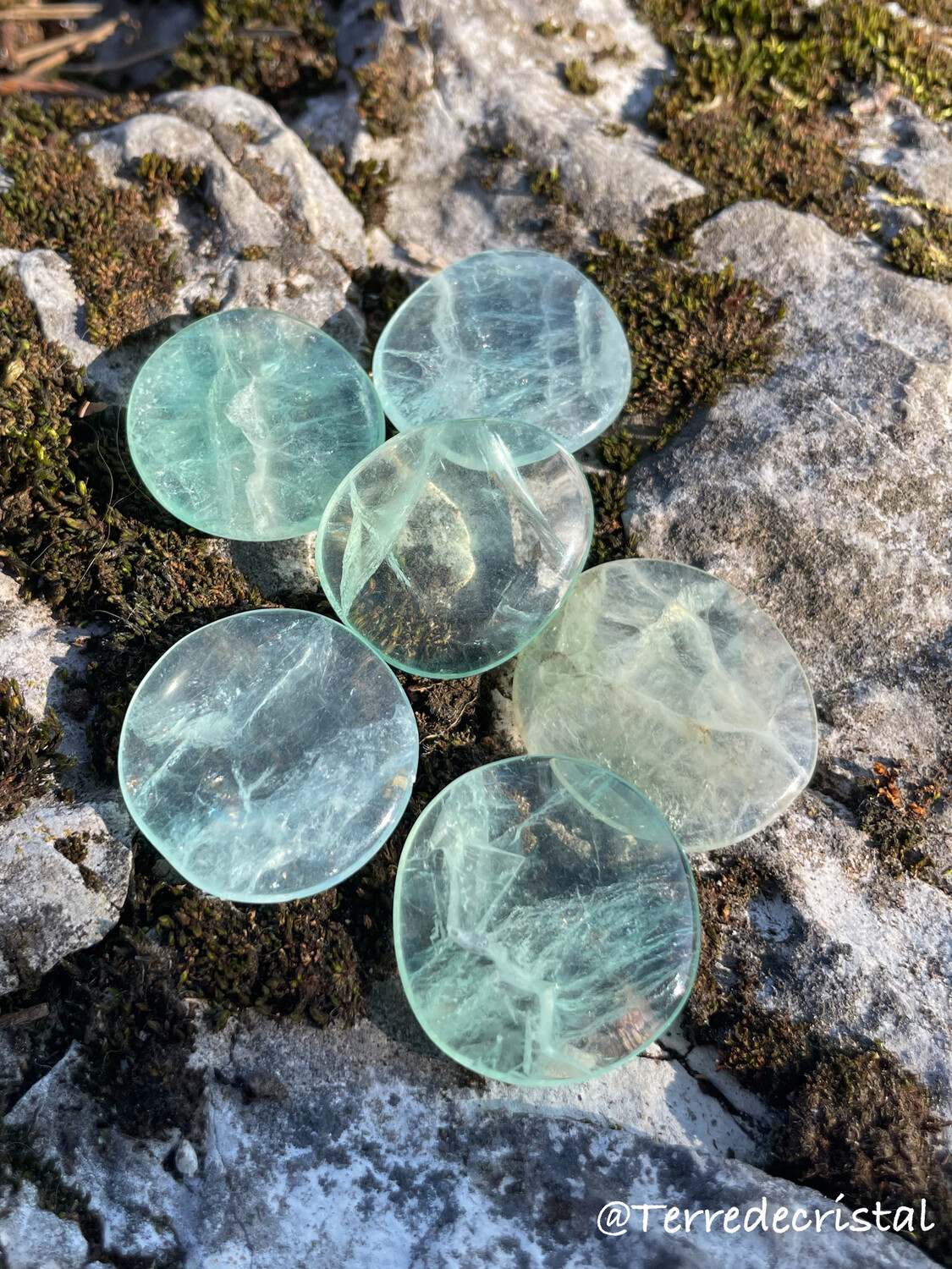 Fluorite verte plate petite