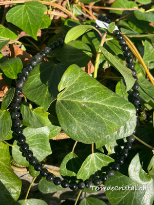 Rang d'Obsidienne oeil céleste 6 mm Rang d'Obsidienne oeil céleste 6 mm