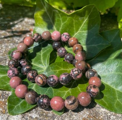 Rang de Rhodonite 6 et 8 mm