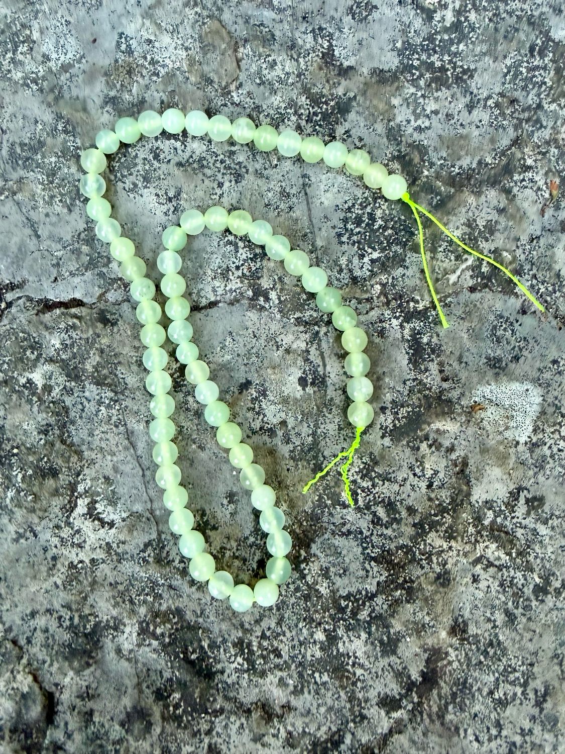 Rang de Jade vert 6 mm
