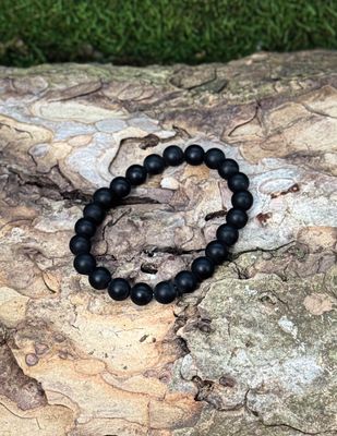 Bracelet en Onyx mat 8 mm