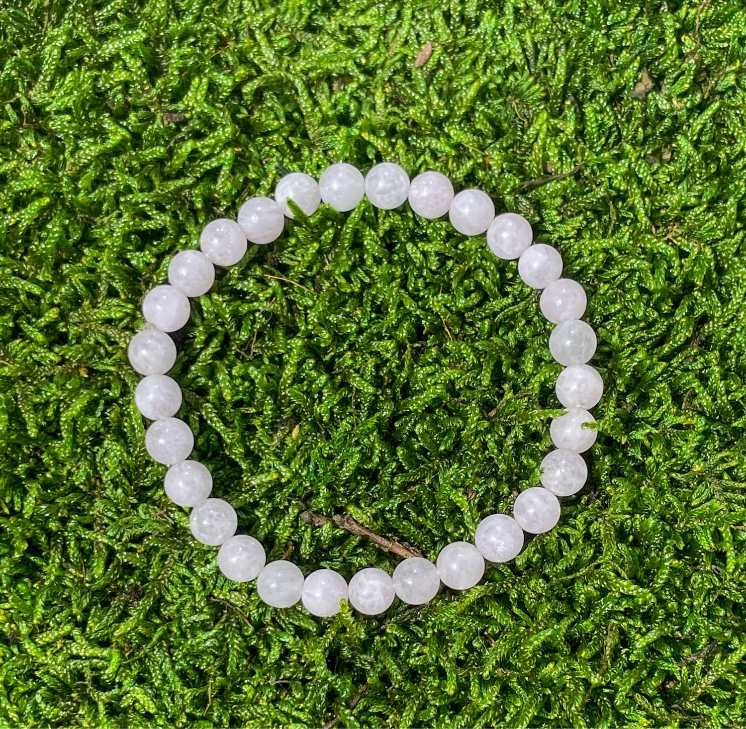 Bracelet en Morganite 6 mm Bracelet en Morganite 6 mm