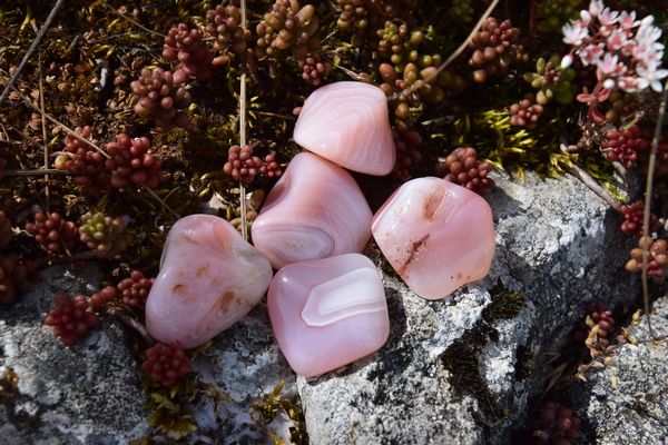 Agate Abricot roulée