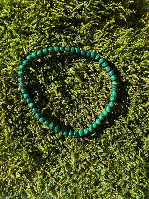 Bracelet en Malachite 4 mm
