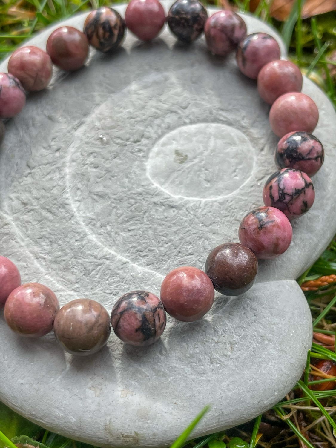 Bracelet en Rhodonite 8 mm