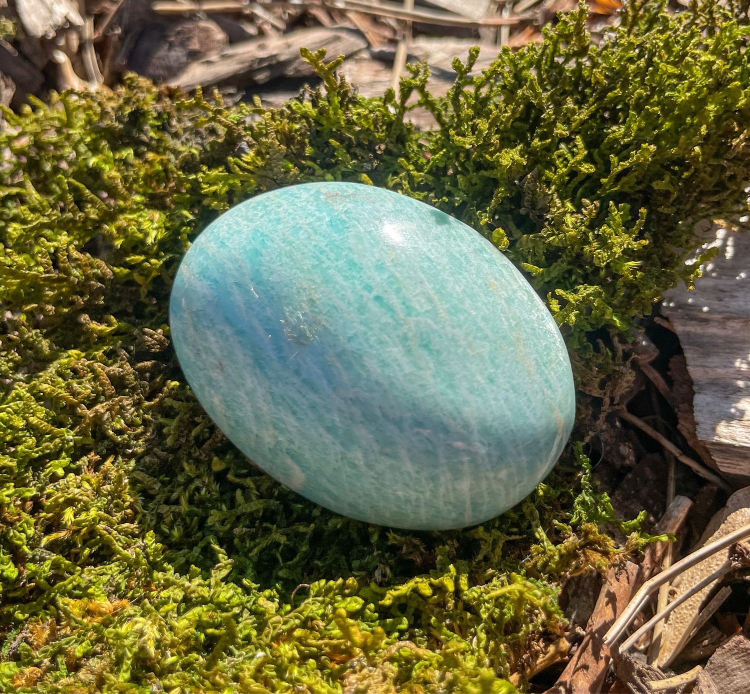 Galet en Amazonite