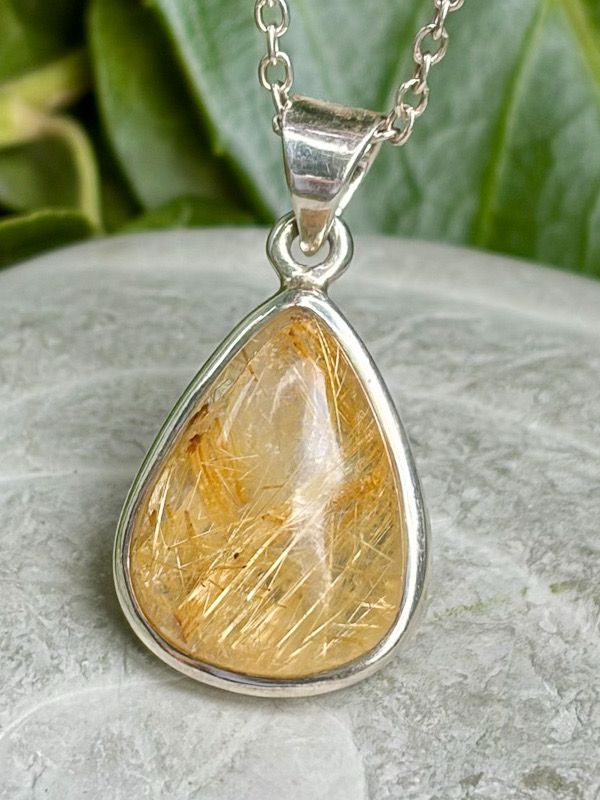 Pendentif en Quartz rutilé
