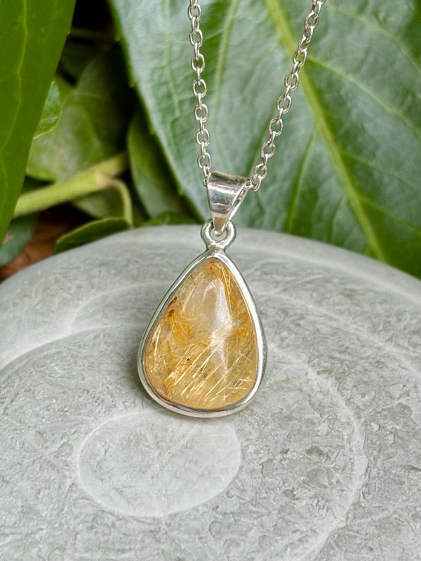 Pendentif en Quartz rutilé