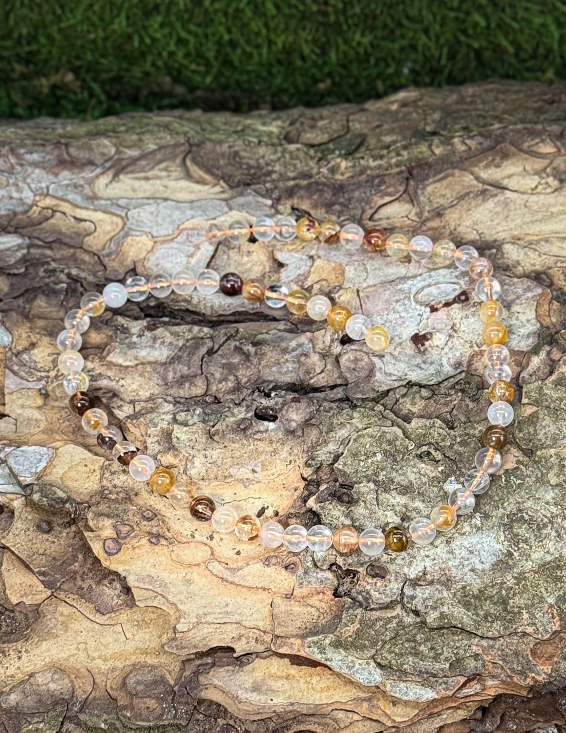 Rang de Quartz Hématoïde jaune 6 mm