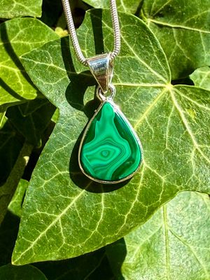 Pendentif en Malachite Pendentif en Malachite