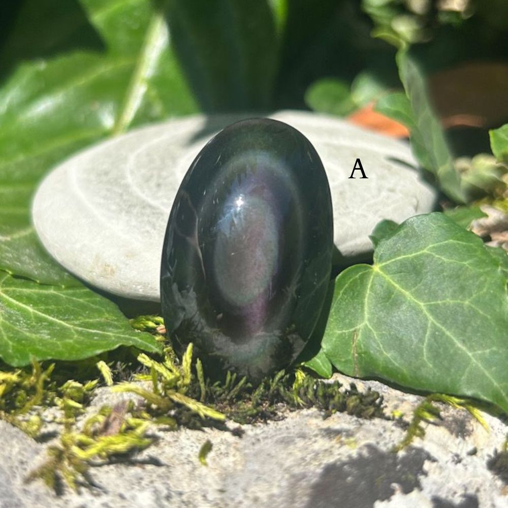 Pendentif en Obsidienne Oeil Céleste percée à choix