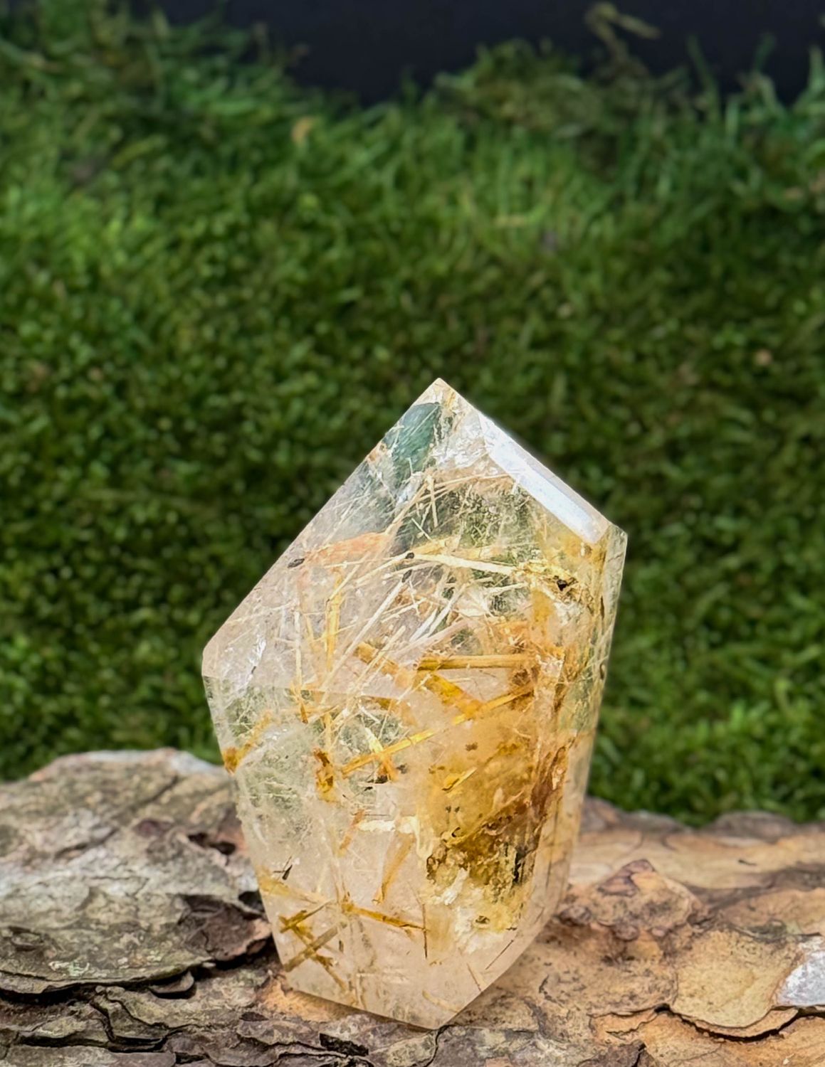 Pointe en Quartz rutilé
